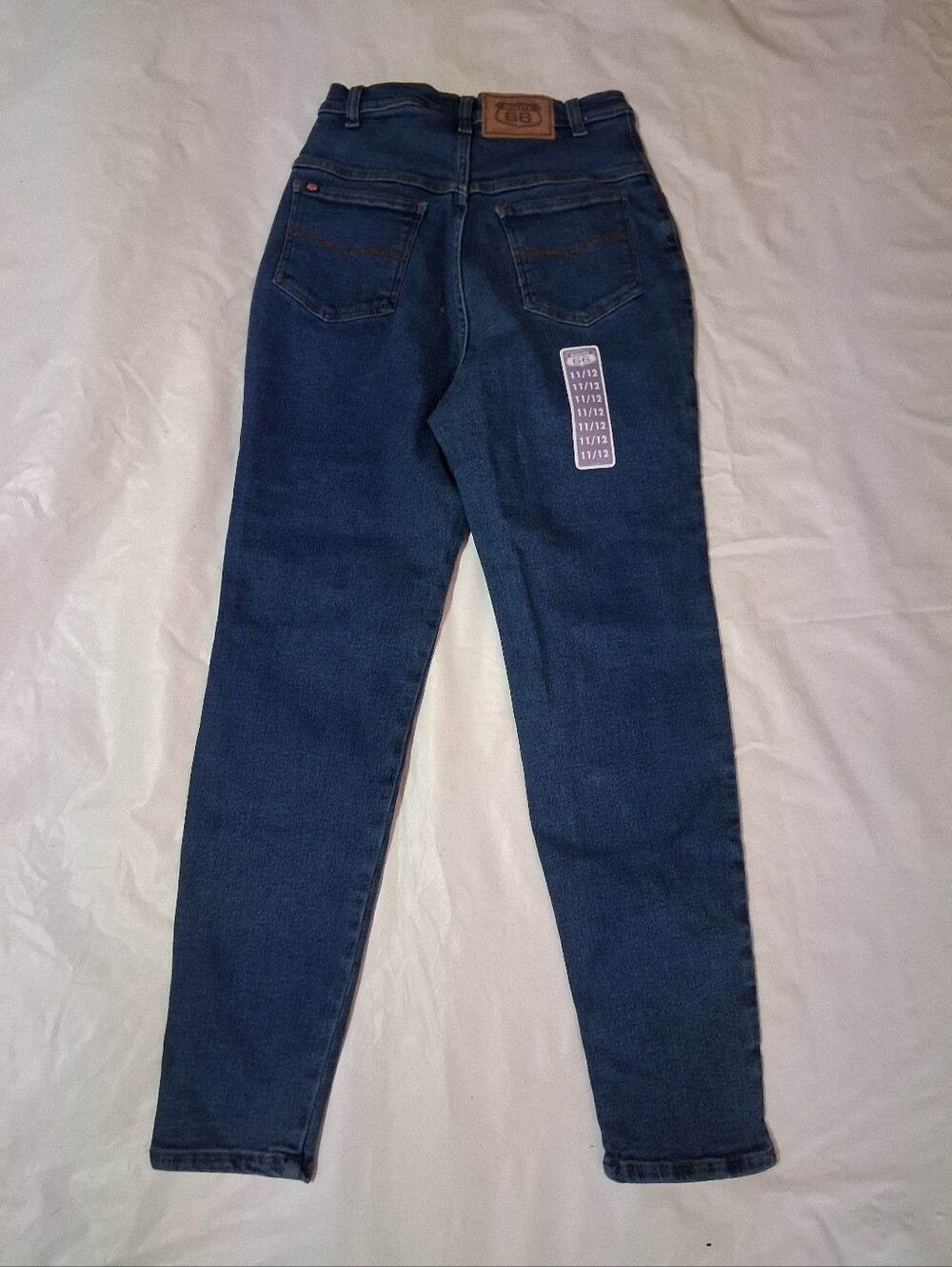 New Route 66 High-Rise Jeans in Dark Blue Wash Size 11/12